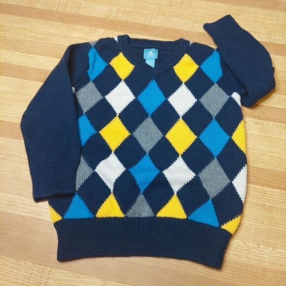 Kids Boys Baby Gap Argyle Sweater - Picture 2 of 7